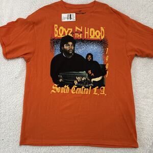 Boyz N The Hood 1991 South Central LA Movie T-Shirt Orange XL